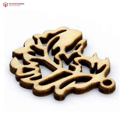 Leaf Design MDF Wooden Craft Cutout Any Shapes & Patterns | (Pack Of 6pcs)