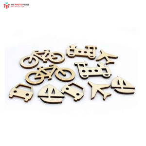 Travel Vehicle Design MDF Wooden Craft Cutout Any Shapes & Patterns | (minimum 10 Quantity)