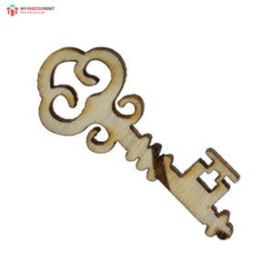 Key Design MDF Wooden Craft Cutout Any Shapes & Patterns | (minimum 10 Quantity)