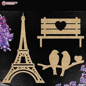 Unique Design MDF Wooden Craft Cutout Any Shapes & Patterns | (minimum 10 Quantity)