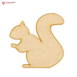 Squirrels MDF Wooden Craft Cutout Shapes & Patterns - DIY SET OF 10