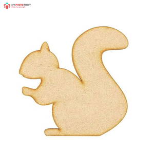 Squirrels MDF Wooden Craft Cutout Shapes & Patterns - DIY SET OF 10 (minimum 10 Quantity)