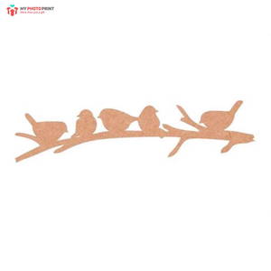 Unique Birds MDF Wooden Craft Cutout Any Shapes & Patterns | (minimum 10 Quantity)