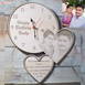 Custom Couple Photo Clock Engraved Photo Frame