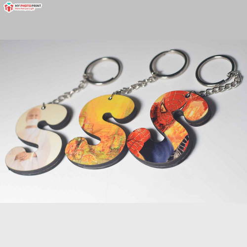 Customized Photo Alphabetical Keychain#2058