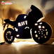 Customized Bike Wooden Name Board Multi Color Led and Remote#1255