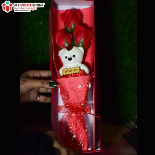 Rose And Teddy Box