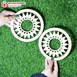 Round Design MDF Wooden Craft Cutout Any Shapes & Patterns | (Pack Of 15pcs)