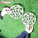 Round Design MDF Wooden Craft Cutout Any Shapes & Patterns | (Pack Of 15pcs)