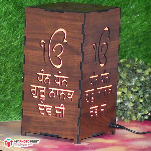 Customized Ekonkar Satnam Waheguru Led Lamp 