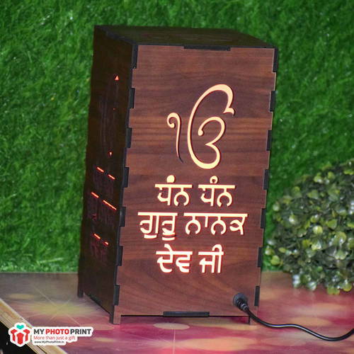 Customized Ekonkar Satnam Waheguru Led Lamp 