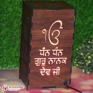 Customized Ekonkar Satnam Waheguru Led Lamp 