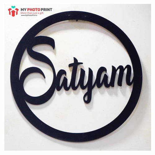 Customized Your Name or Text Wooden Frame Wall Hanging #128