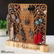 Personalized Jewelry Organizer Earring Wooden Stand #2108