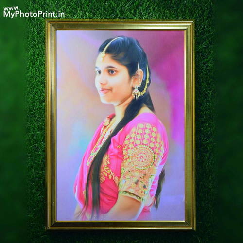 CUSTOMIZED OIL PAINTING PHOTO FRAME #2111