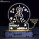 Customized Angel  Acrylic 3d Illusion Led Lamp With Color Changing Led And Remote#2130