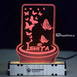 Customized Butterfly Acrylic 3d Illusion Led Lamp With Color Changing Led And Remote#2132