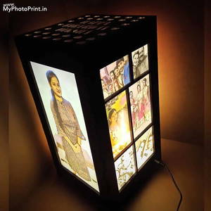 Customized Multi Photos Big Shadow Box Electric Night Lamp #215-1