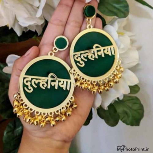 Customized Set Of Jhumka & Mangtika Jewellery