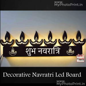 Decorative Navratri-Diya Led Board