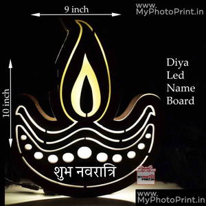 SHUBH NAVRATRI DIYA LED BOARD -01