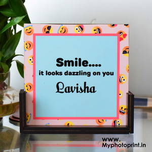 Dazzling Smile Personalized Sandwich Photo Frame