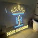 Custom Name Led Neon Sign Decorative Lights Wall Decor | Size Approx 12 Inches X 18 Inches According to Name