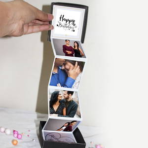 Personalized Photo Small Box Handmade 5 Photos gift box For Birthday Best Gift For Birthday Gift Box #2183