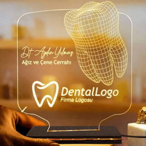 Personalized Name LED Lamp For Dentist