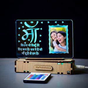 Perfect Acrylic Lamp Gift For Mom - Customized Photo Gift For Mothers Day #2484