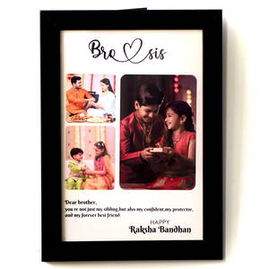 Bro And Sis Wooden Photo Frame