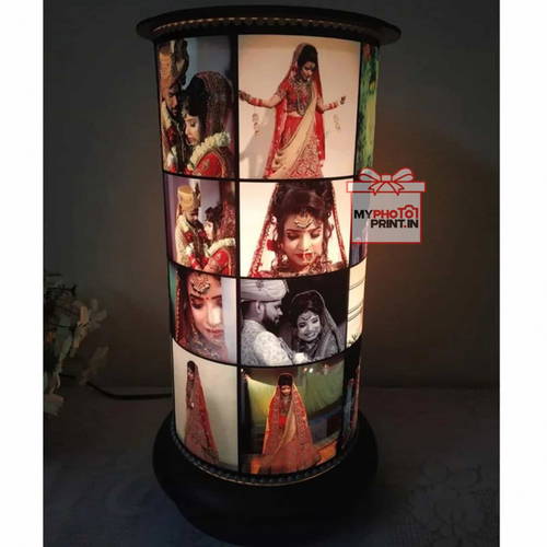 Customized Rotating Lamp - Personalized Gift for Birthdays and Anniversaries