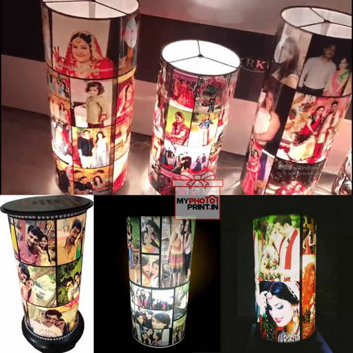 Customized Rotating Lamp - Personalized Gift for Birthdays and Anniversaries