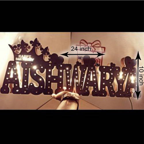 Customized Your Name Board Multicolor Led and Remote #895