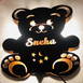 Customized Teddy Bear Name Board With Multicolor Led and Remote #925