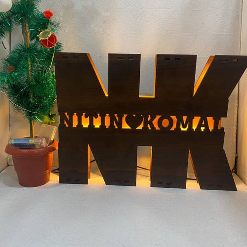 Customized Stylish Name Wooden Board 