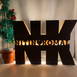 Customized Stylish Name Wooden Board 