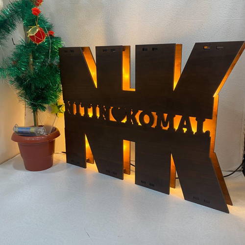 Customized Stylish Name Wooden Board 