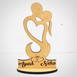 Customized Couple Statue With Name Table Top