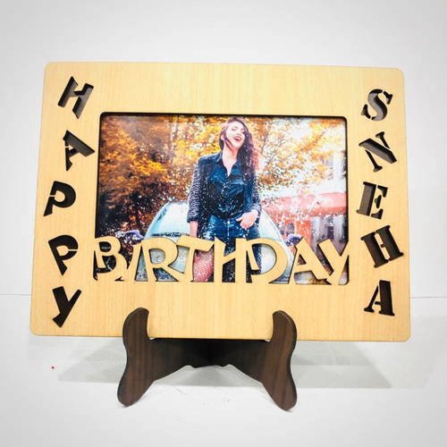 Customized Birthday Photo Name Frame