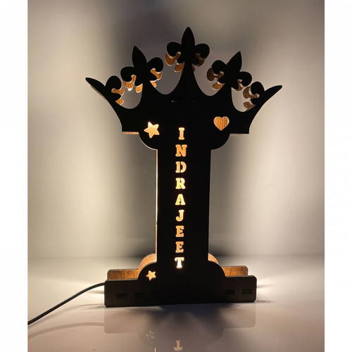 A Gift That Glows: A to Z Alphabet Wooden Name Lamp Board Gift - Customizable with Name and Special Occasion