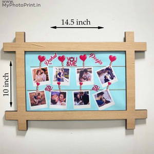 Customized Wooden Loving Memories Wall Frame