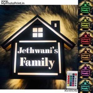 Customized Home Surname Led Board Multicolor Led and Remote #997