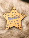 Customized Wooden Star With Your Name Multicolor Led and Remote #1004