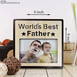  Personalized Wooden Frame Best Father