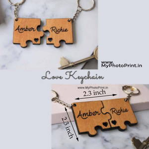 Customized Puzzle Keychain