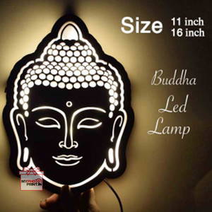 BUDDHA Religious Led Night Lamp Board Multicolor Led and Remote #1052