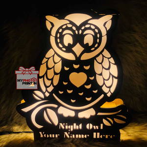 Night Owl Customized Your Loving Name Board #222