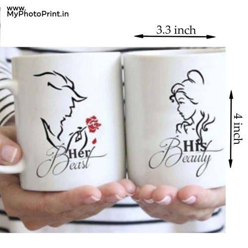 Beast & Beauty Mug Set 