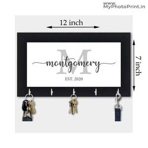 Customized Alphabet Name Key Holder